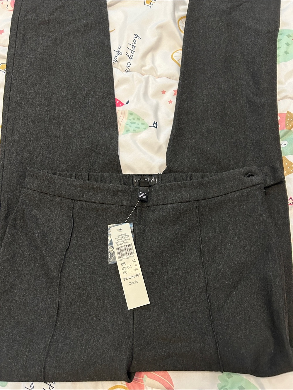 long tall sally Black Straight Leg Trousers